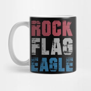 Rock Flag Eagle Mug